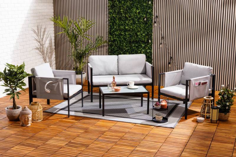 Trend Line Gartenlounge-Set TrendLine Gartenmöbel-Set Amalfi 4-teilig, Witterungsbeständig von Trend Line