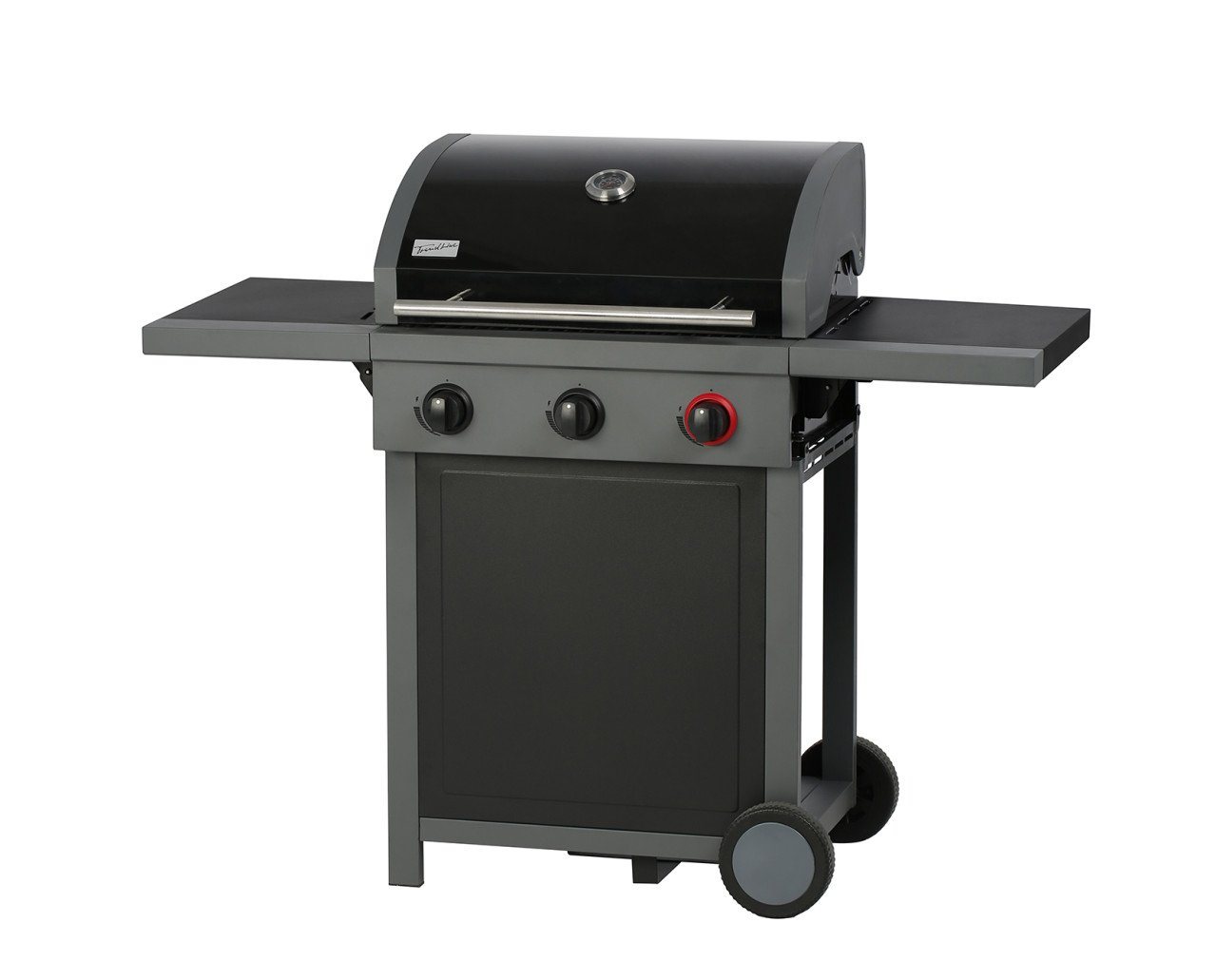 Trend Line Gasgrill TrendLine Gasgrill Brooklyn 3 Brenner, Deckelthermometer mit Rollen von Trend Line