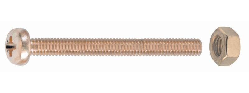 Connex Gewindeschraube Connex Gewindeschrauben M4 x 40 mm PH 2 Linsenkopf von Connex