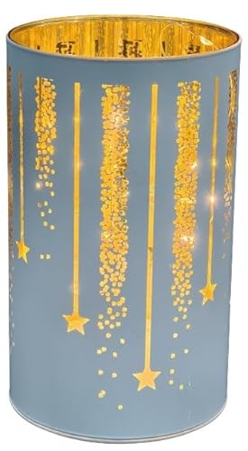 Trend Line Glasgefäß Glas Ø 10 x 17 cm weiß Windlicht von Trend Line