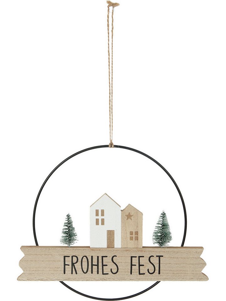 Trend Line Hängedekoration TrendLine Deko Weihnachtsanhänger Metall Frohes Trend Line Hängedekoration TrendLine Deko Weihnachtsanhänger Metall Frohes von Trend Line