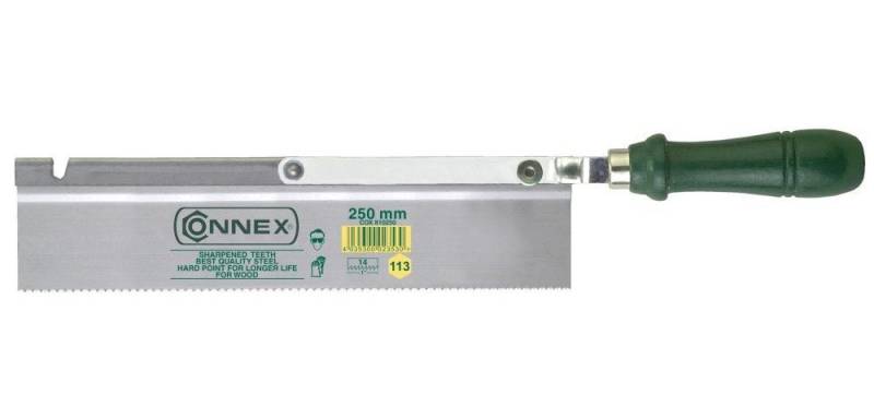 Connex Handsäge Feinsäge 250 mm umlegbar Zähne geschlliffen und von Connex
