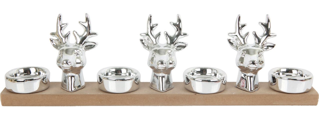 Trend Line Kerzenhalter TrendLine Deko Adventskerzenhalter Keramik 39 x 5 von Trend Line