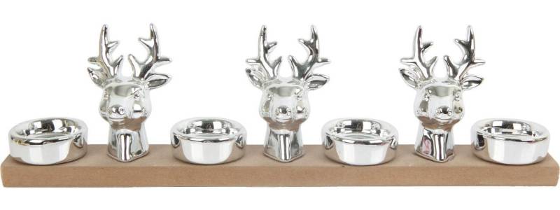 Trend Line Kerzenhalter TrendLine Deko Adventskerzenhalter Keramik 39 x 5 von Trend Line