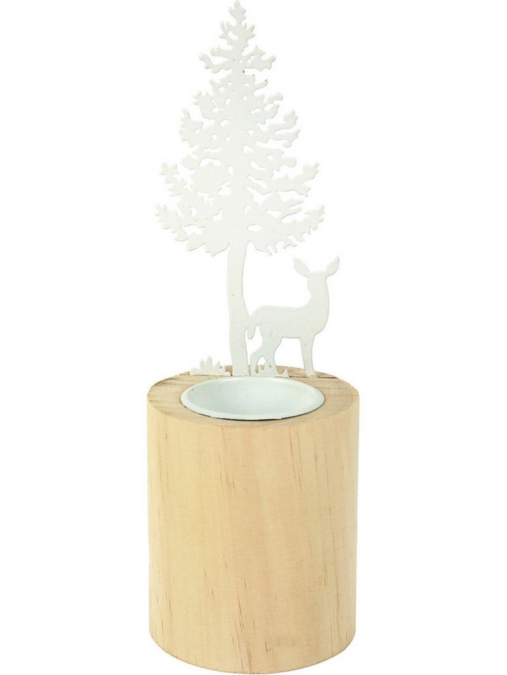 Trend Line Kerzenhalter TrendLine Deko Kerzenhalter aus Holz, 7 x 19,5 cm Trend Line Kerzenhalter TrendLine Deko Kerzenhalter aus Holz, 7 x 19,5 cm von Trend Line
