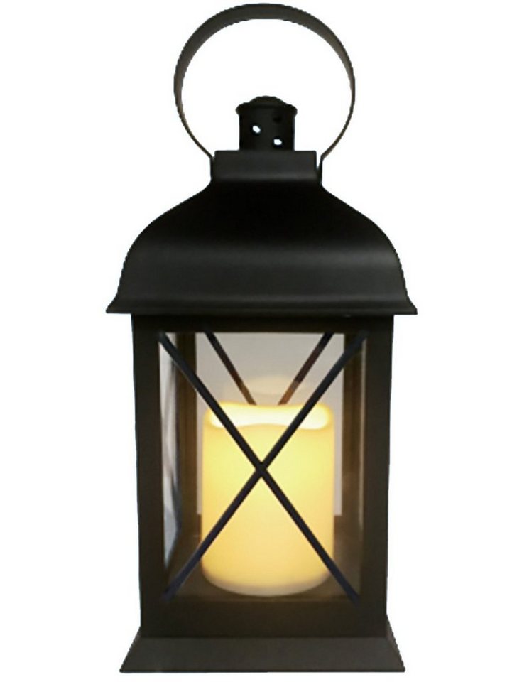 Trend Line Kerzenlaterne TrendLine LED Laterne schwarz 25 x 10,5 cm von Trend Line