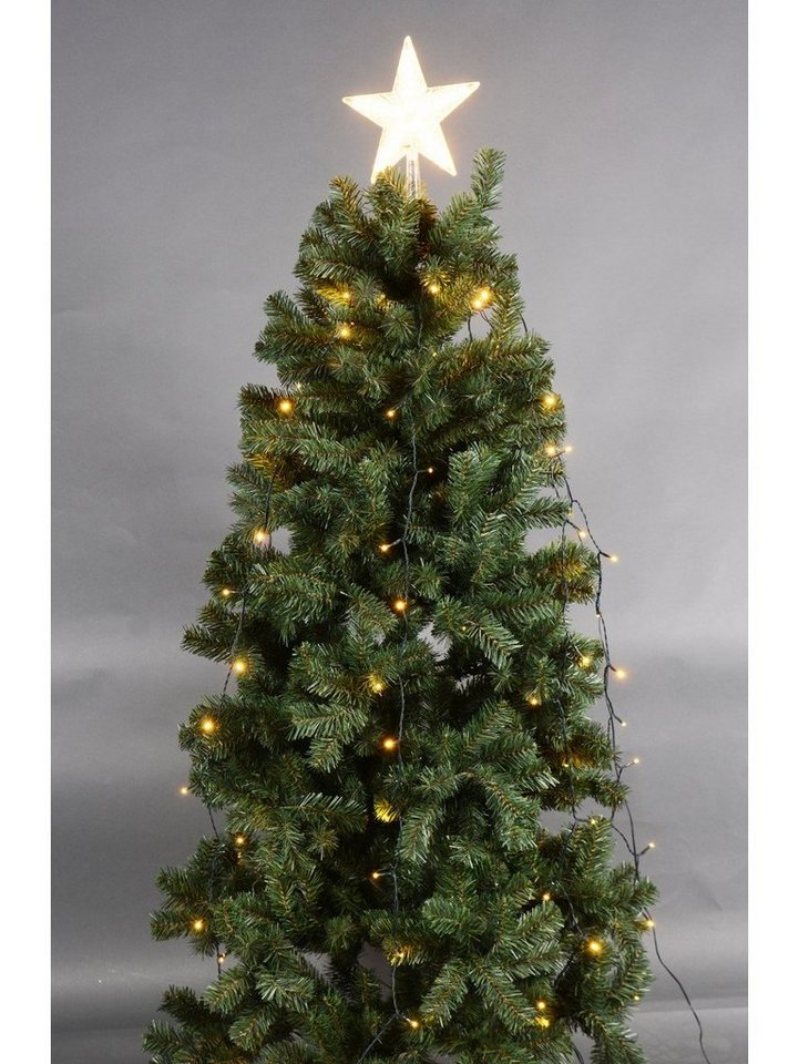 Trend Line LED-Lichterkette TrendLine Baumkettenmantel mit Spitze 140 LED 140 von Trend Line