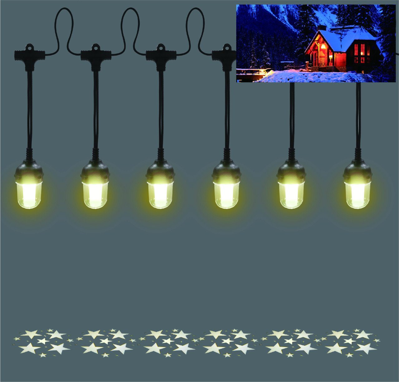 Trend Line LED-Lichterkette TrendLine LED-Lichterkette Projektor Sterne Außen Trend Line LED-Lichterkette TrendLine LED-Lichterkette Projektor Sterne Außen von Trend Line