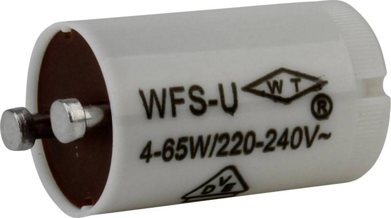 UNITEC Lampenschirm Starter für Leuchtstofflampen 4 - 65 W, 2er Pack von UNITEC