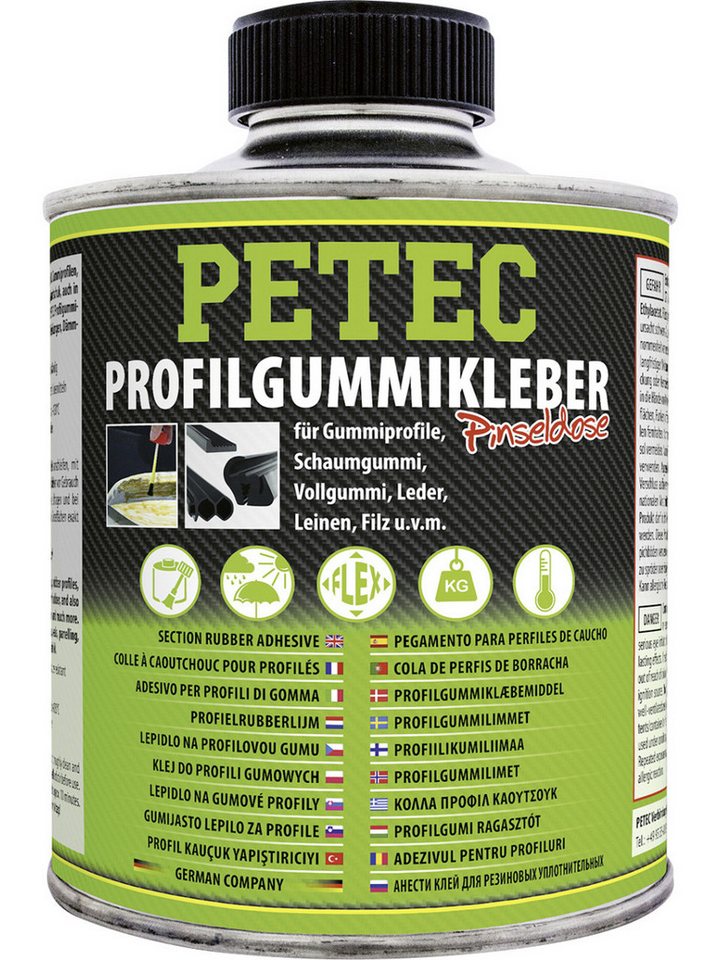 Petec Montagekleber Petec Profilgummikleber Pinseldose 350 ml von Petec