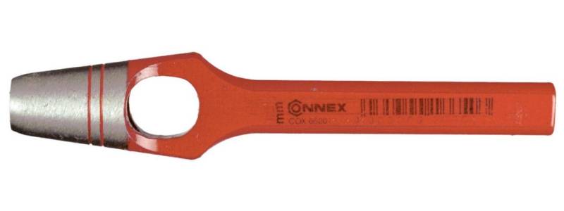 Connex Montageklemme Henkel-Locheisen 6 mm Chrom-Vanadium rot lackiert von Connex