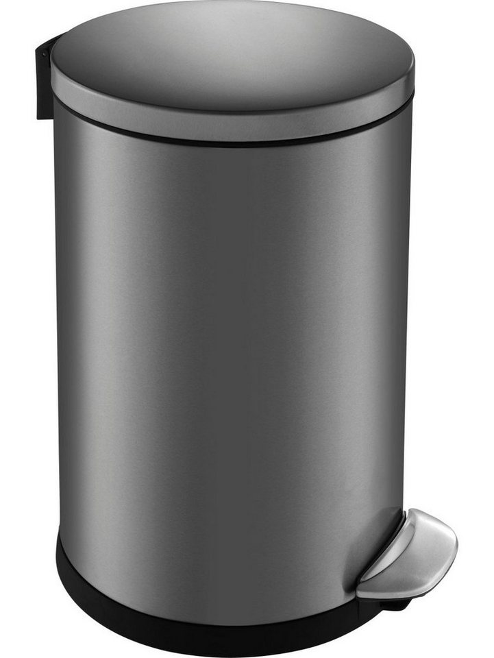 Trend Line Mülleimer Treteimer Eko 20 L Edelstahl schwarz von Trend Line