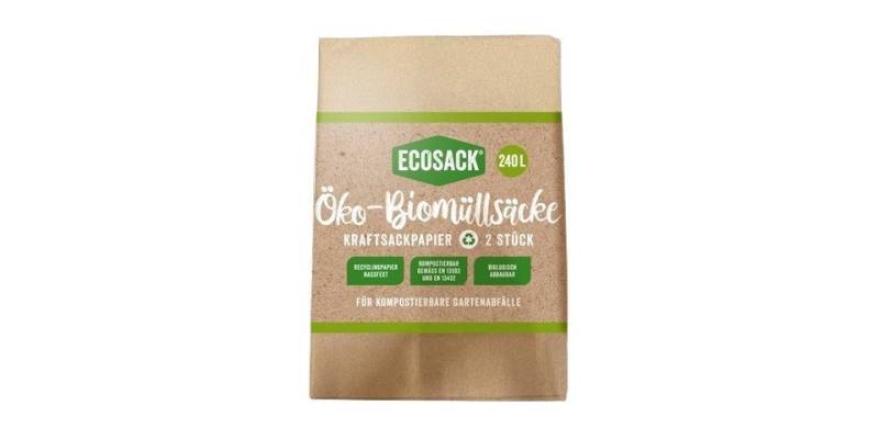 ECOSACK Müllbeutel Biomüllsäcke 240 L, 2 Stück von ECOSACK