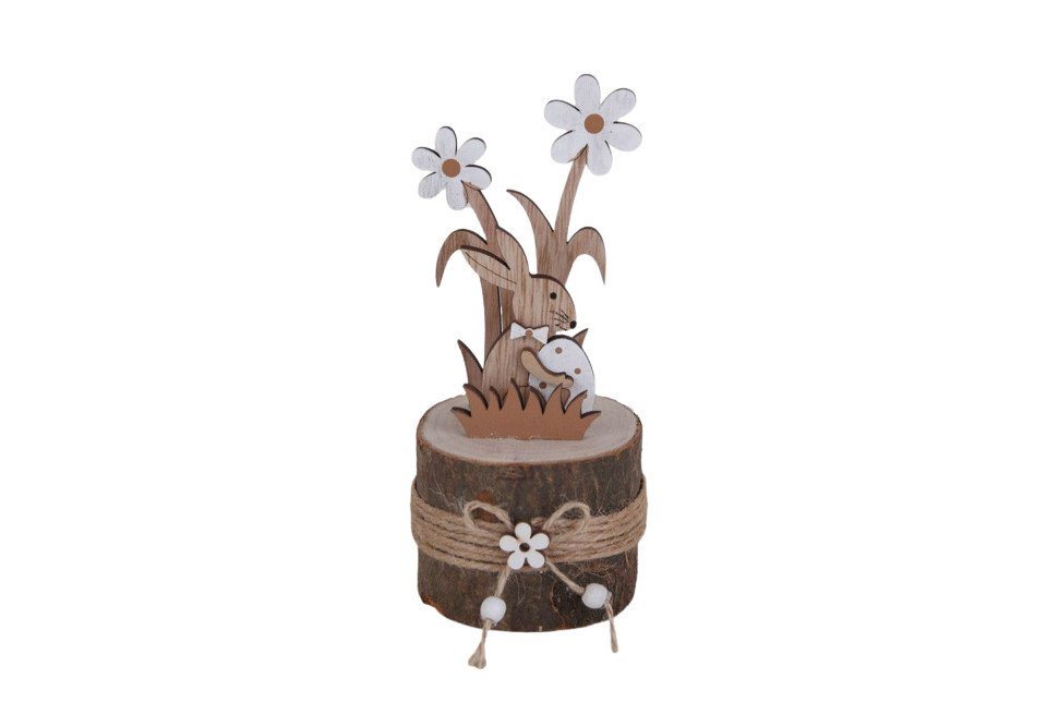 Trend Line Osterhase TrendLine Deko Osterhase auf Stamm Holz 18 x 7,5 x Trend Line Osterhase TrendLine Deko Osterhase auf Stamm Holz 18 x 7,5 x von Trend Line