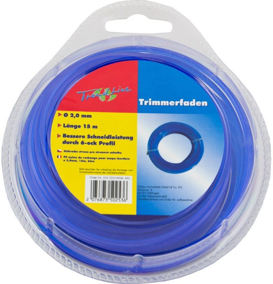 Trend Line Rasentrimmer-Ersatzspule TrendLine Ersatzfaden Ø 2,0 mm, Länge 15 m Trend Line Rasentrimmer-Ersatzspule TrendLine Ersatzfaden Ø 2,0 mm, Länge 15 m von Trend Line