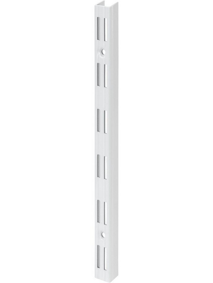 Trend Line Regaleinsatz TrendLine Wandschiene 2-reihig weiß 150 x 2,5 cm Trend Line Regaleinsatz TrendLine Wandschiene 2-reihig weiß 150 x 2,5 cm von Trend Line