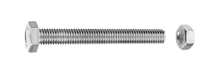 Connex Sechskantschraube Sechskantschrauben M10 x 70 mm, 15 Stück von Connex