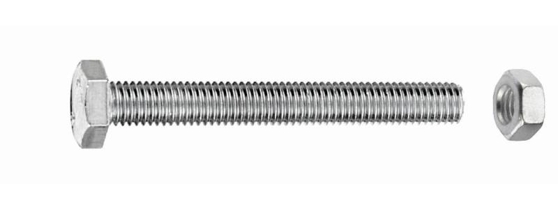 Connex Sechskantschraube Sechskantschrauben M8 x 60 mm, 30 Stück von Connex