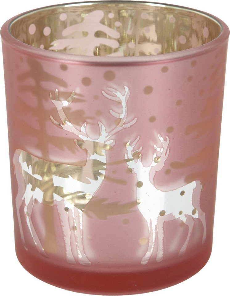 Trend Line Tischkerzenhalter TrendLine Kerzenhalter aus Glas Ø 7 x 8 cm rot Trend Line Tischkerzenhalter TrendLine Kerzenhalter aus Glas Ø 7 x 8 cm rot von Trend Line