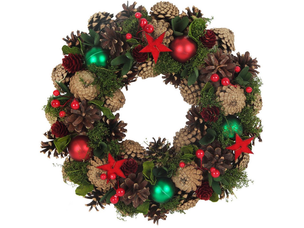 Trend Line Tischkranz TrendLine Deko Weihnachtskranz Holz 33 x 7 cm von Trend Line