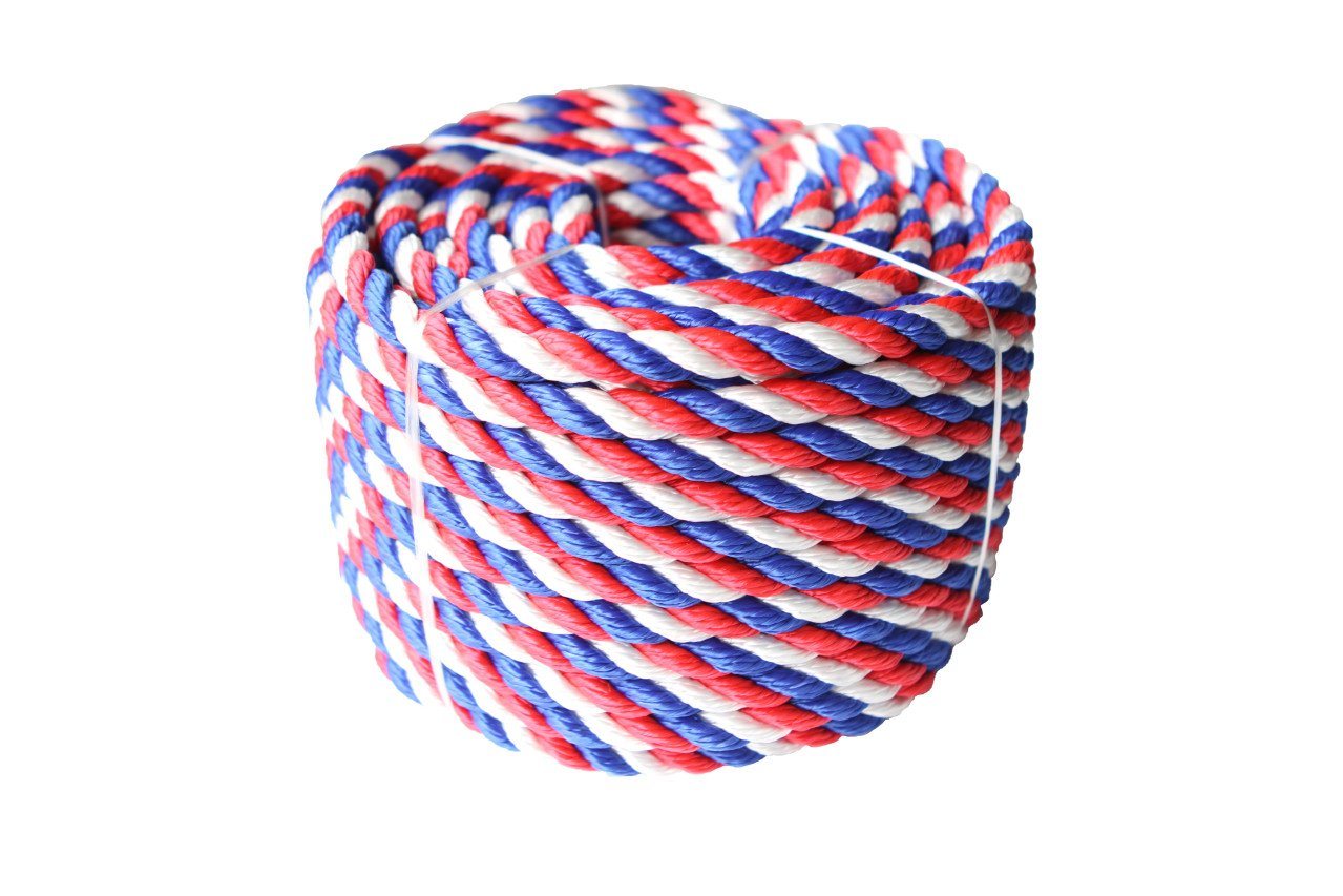 Trend Line TrendLine Seil 10 mm x 30 m blau-weiß-rot Seil Trend Line TrendLine Seil 10 mm x 30 m blau-weiß-rot Seil von Trend Line