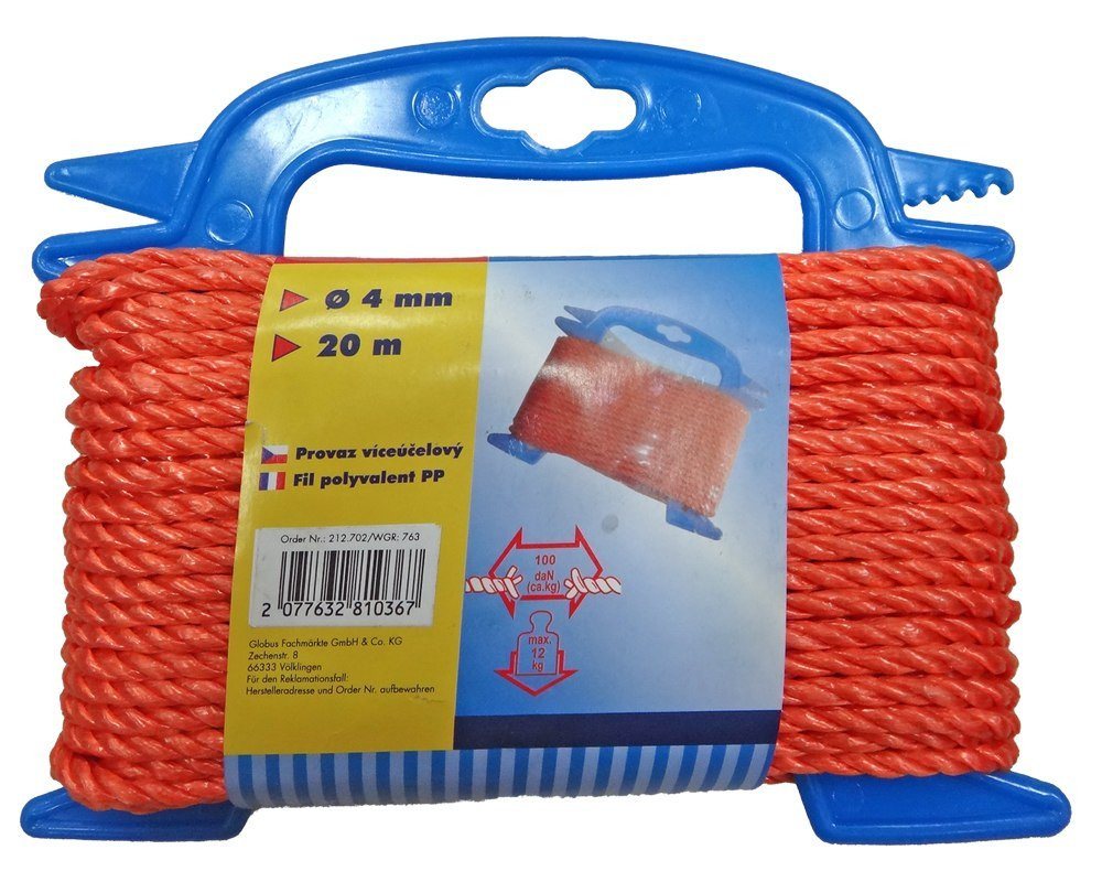 Trend Line TrendLine Seil Ø 4 mm x 20 m rot Seil Trend Line TrendLine Seil Ø 4 mm x 20 m rot Seil von Trend Line