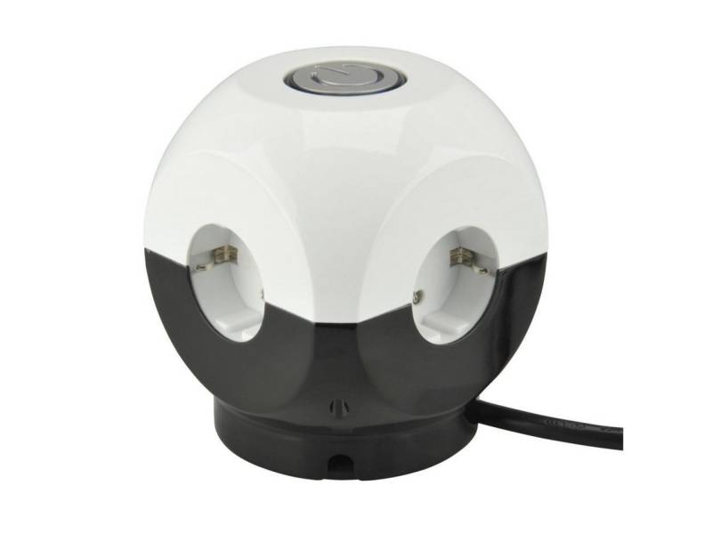 Trend Line Unitec Steckdosenwürfel 4-fach 1,5m mini, matt, Steckdosenleiste, Würfelform von Trend Line