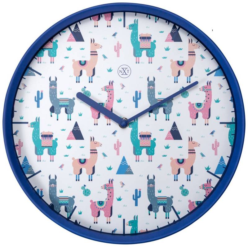 NEXTIME Wanduhr Nextime Wanduhr Alpaca Ø 30 cm von NEXTIME