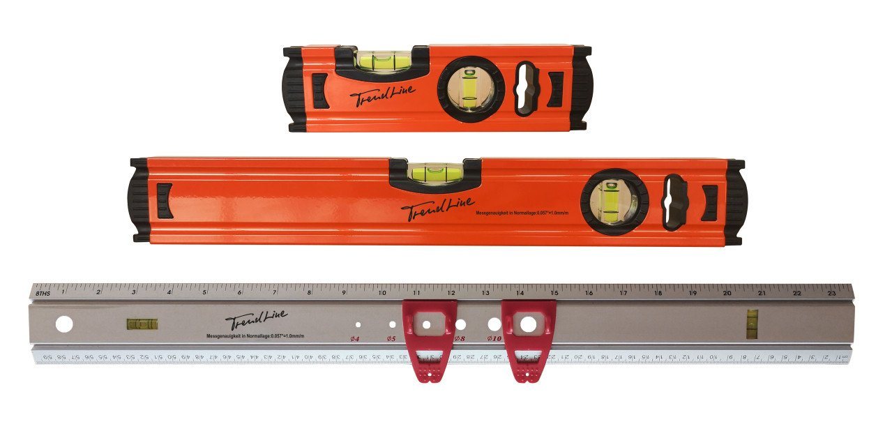 Trend Line Wasserwaage TrendLine Alu-Wasserwaagen-Set 20 und 40 mit von Trend Line