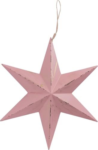 Trend Line Weihnachtsaufhänger Holz Stern 32 x 27 cm rosa Deko Stern Trend Line Weihnachtsaufhänger Holz Stern 32 x 27 cm rosa Deko Stern von Trend Line