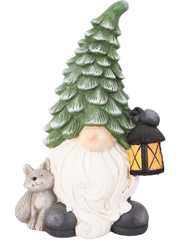 Trend Line Weihnachtsfigur Dekofigur Zwerg mit Laterne 38 x 26 cm grün weiß Trend Line Weihnachtsfigur Dekofigur Zwerg mit Laterne 38 x 26 cm grün weiß von Trend Line