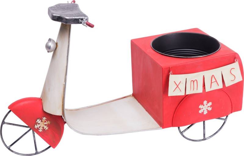 Trend Line Weihnachtsfigur TrendLine Blumentopf Metall Roller Xmas 55 x 33 cm Trend Line Weihnachtsfigur TrendLine Blumentopf Metall Roller Xmas 55 x 33 cm von Trend Line