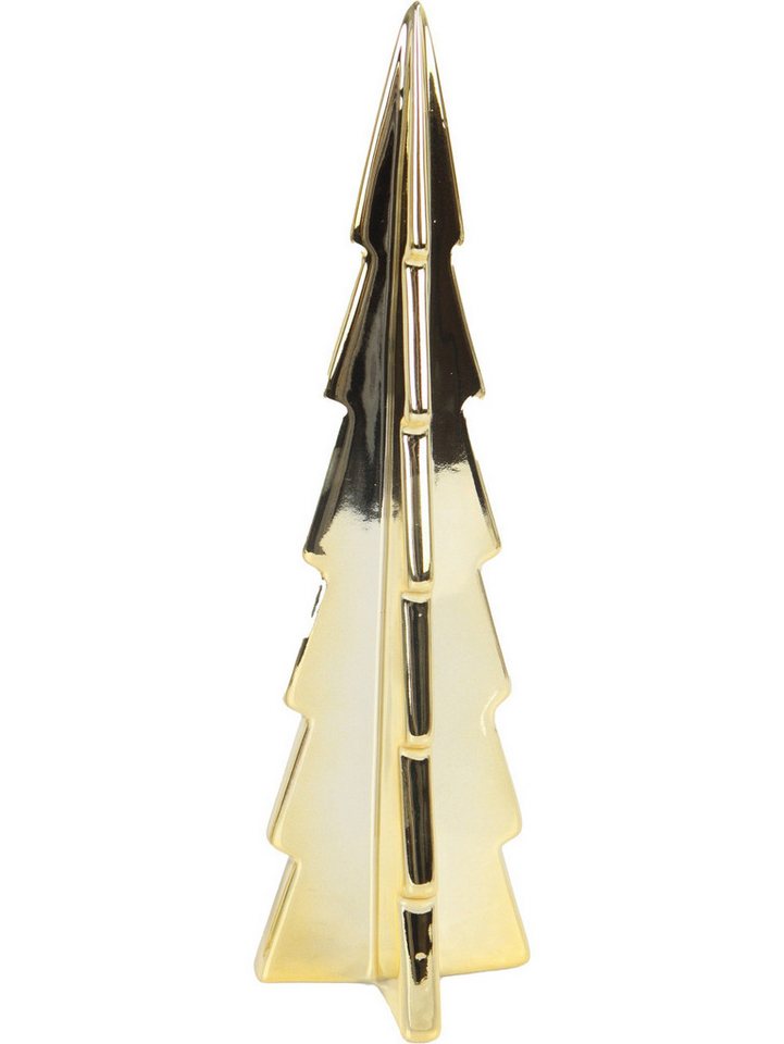 Trend Line Weihnachtsfigur TrendLine Deko Keramik Baum 28 x 8 x 8 cm gold von Trend Line