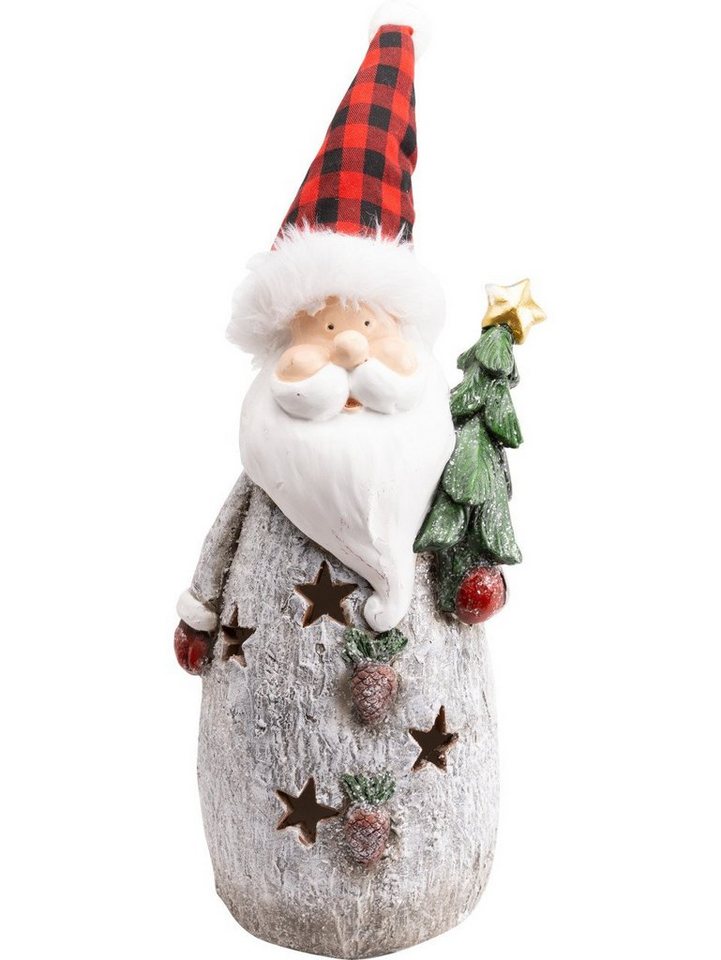 Trend Line Weihnachtsfigur TrendLine Dekofigur Weihnachtsmann 43 x 18 cm grau Trend Line Weihnachtsfigur TrendLine Dekofigur Weihnachtsmann 43 x 18 cm grau von Trend Line