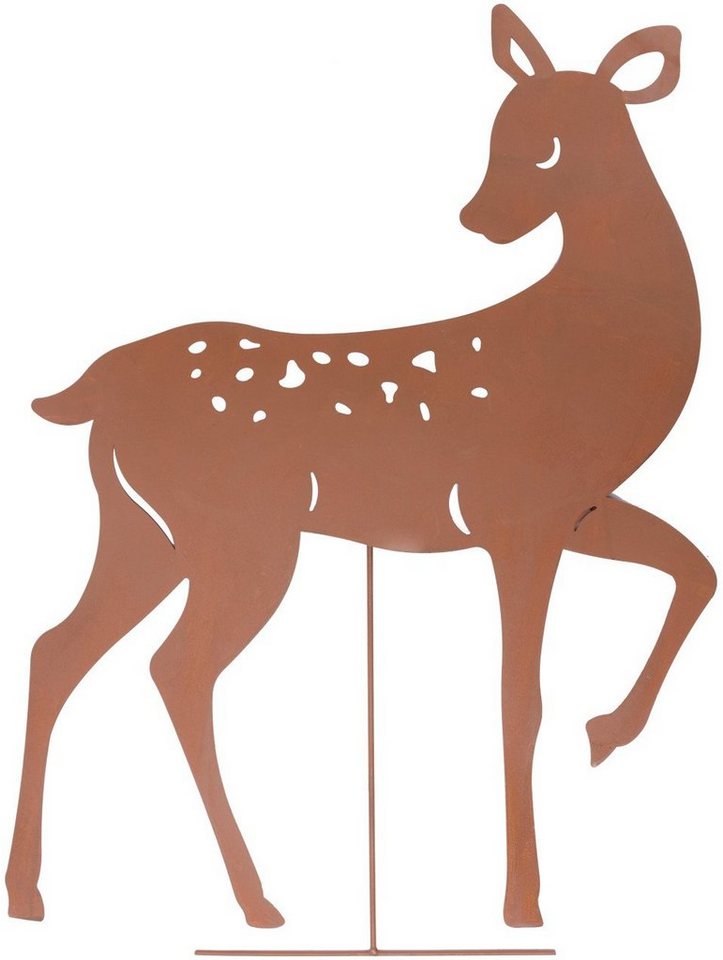 Trend Line Weihnachtsfigur TrendLine Dekostecker Metall Rentier 73 x 54 cm Trend Line Weihnachtsfigur TrendLine Dekostecker Metall Rentier 73 x 54 cm von Trend Line