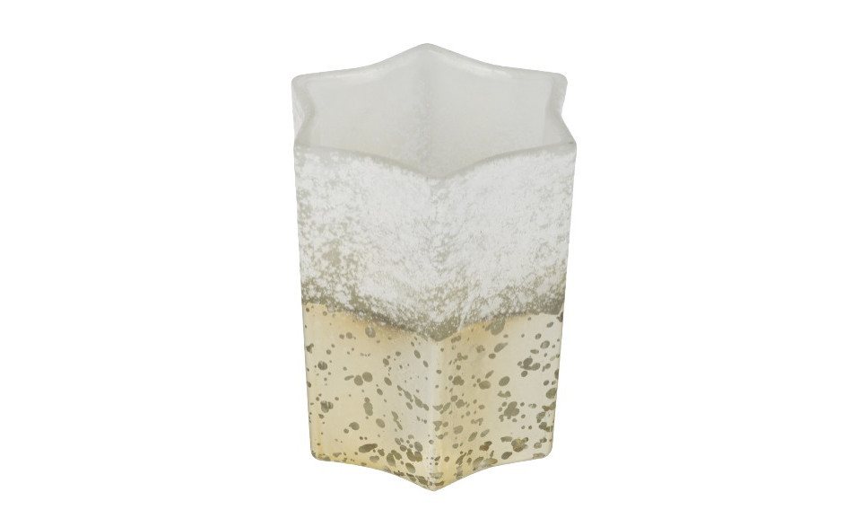 Trend Line Windlicht TrendLine Windlicht Glas Stern 9 cm weiß gold Trend Line Windlicht TrendLine Windlicht Glas Stern 9 cm weiß gold von Trend Line