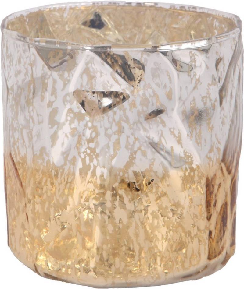 Trend Line Windlicht Windlicht Glas Ø 9 x 9 cm gold weiß Trend Line Windlicht Windlicht Glas Ø 9 x 9 cm gold weiß von Trend Line