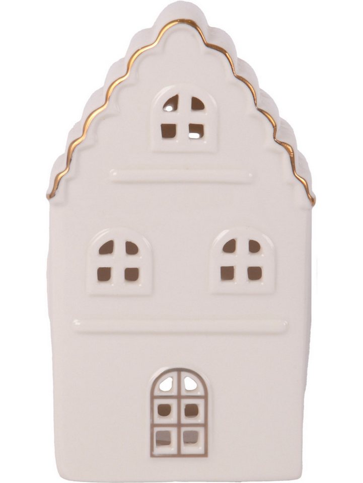 Trend Line Windlicht Windlicht Haus Keramik 15 x 9 cm weiß gold Trend Line Windlicht Windlicht Haus Keramik 15 x 9 cm weiß gold von Trend Line