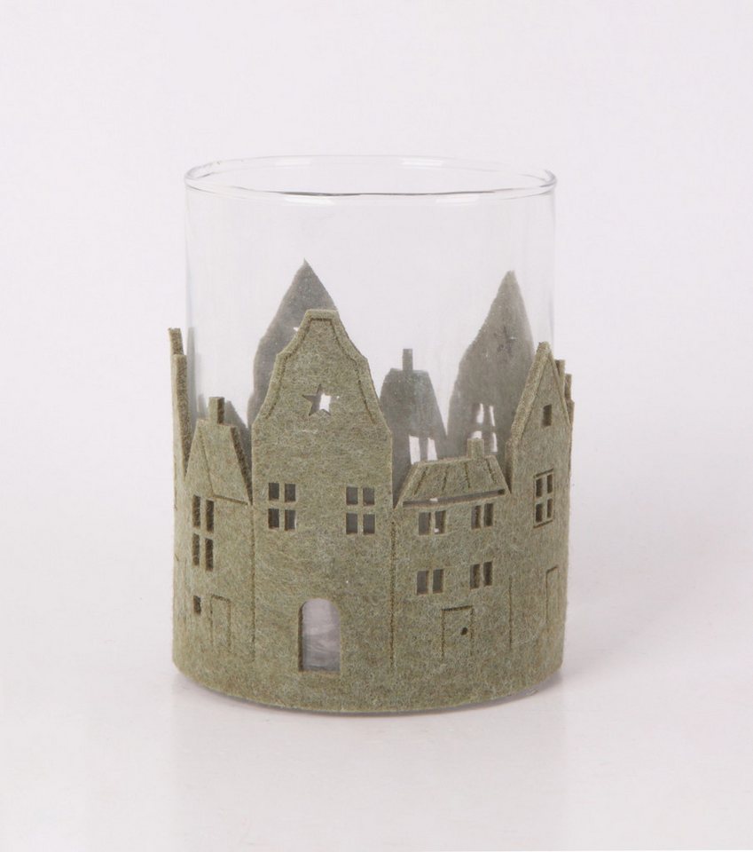 Trend Line Windlicht Windlicht Weihnachten Glas Ø 9 x 13 cm transparent Trend Line Windlicht Windlicht Weihnachten Glas Ø 9 x 13 cm transparent von Trend Line