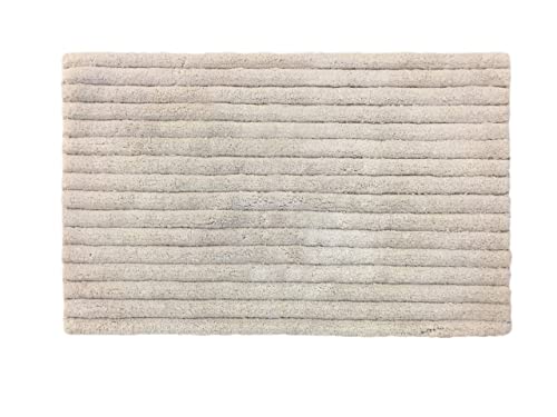 TrendLine Baumwolle Badteppich beige 50 x 80 cm Duschvorleger Badematte von Trend Line