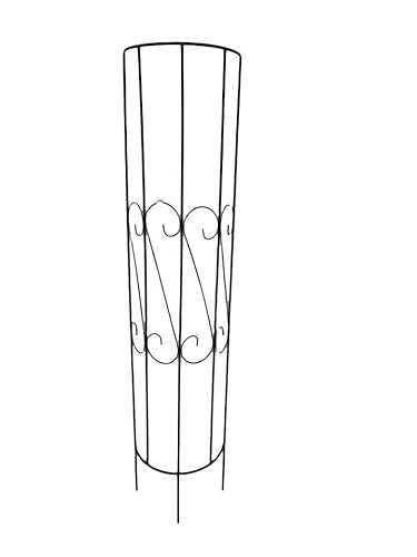 TrendLine Halbrankgitter Rankgitter Rosenbogen Rankhilfe 150 cm Metall Schwarz von Trend Line