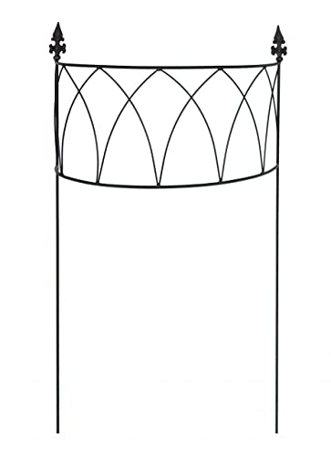 TrendLine Halbrankgitter aus Metall ca. 100 cm Höhe Gitter Pflanzen Garten von Trend Line