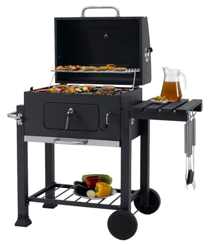 TrendLine Holzkohlegrill Montreal Grillwagen Grill BBQ Kohlegrill Gartengrill von Trend Line