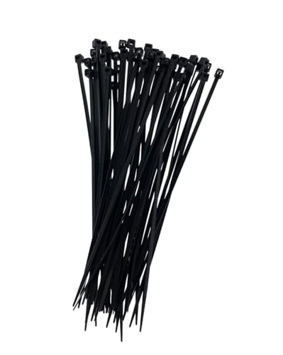 TrendLine Kabelbinder 15cm 50 Stück schwarz Kabelbinder-Set von Trend Line