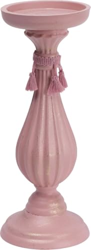TrendLine Kerzenhalter Holz Ø 11 x 17 cm rosa Kerzenhalter TrendLine Kerzenhalter Holz Ø 11 x 17 cm rosa Kerzenhalter von Trend Line