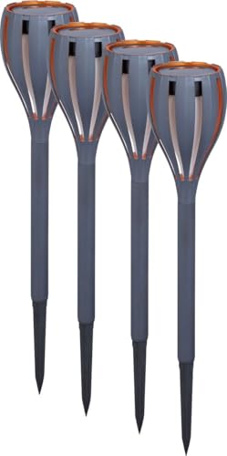TrendLine LED Solarleuchte 4er Set mit Erdspieß grau Solar-Bodenleuchten TrendLine LED Solarleuchte 4er Set mit Erdspieß grau Solar-Bodenleuchten von Trend Line