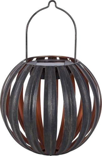 TrendLine LED Solarleuchte Kugel anthrazit kupfer Ø 18 cm mit Erdspieß Außen-Dekolampen TrendLine LED Solarleuchte Kugel anthrazit kupfer Ø 18 cm mit Erdspieß Außen-Dekolampen von Trend Line