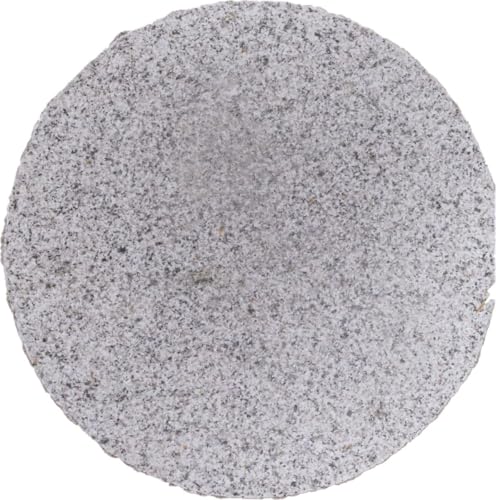 TrendLine Trittstein Granit Ø 30 cm x 3 cm hoch Grau Trittplatte Dekoplatte von Trend Line