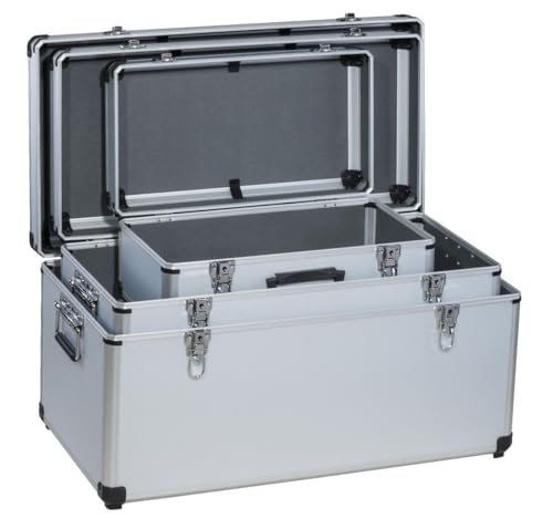TrendLine Werkzeugbox-Set 3 in 1 Alubox Werkzeugkoffer Mehrzweckbox von Trend Line