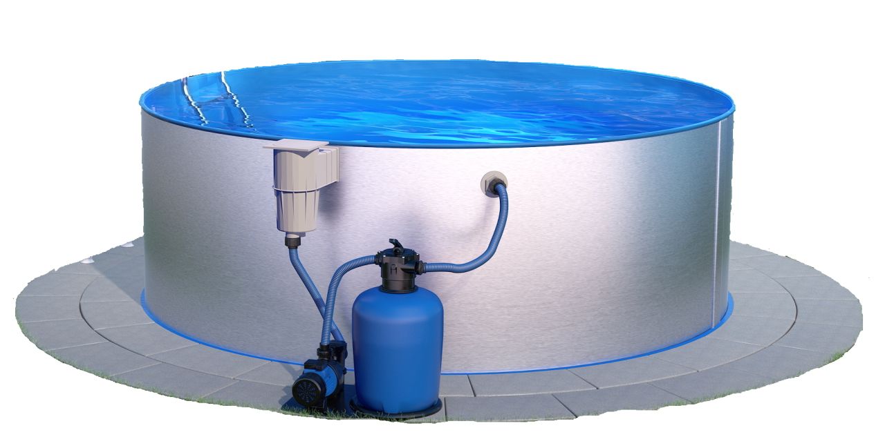 Rundpool STARTER Set Ø500cm h150cm RUND Rundpool STARTER Set Ø500cm h150cm RUND von Trend Pool